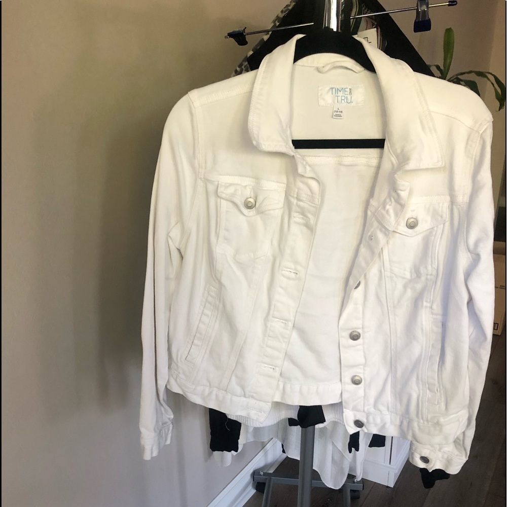 White Time and Tru denim jacket